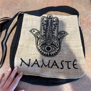 Lakhay’s Namaste Black and Cream Women's Bag crossbody